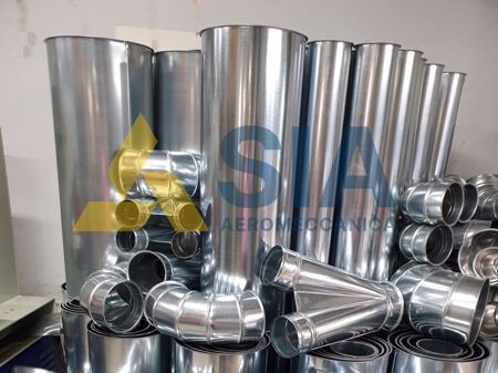 Picture for category Zinc-coated sheet iron pipes